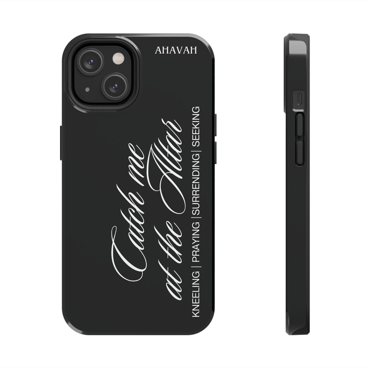 Catch Me at the Altar Black Phone Case