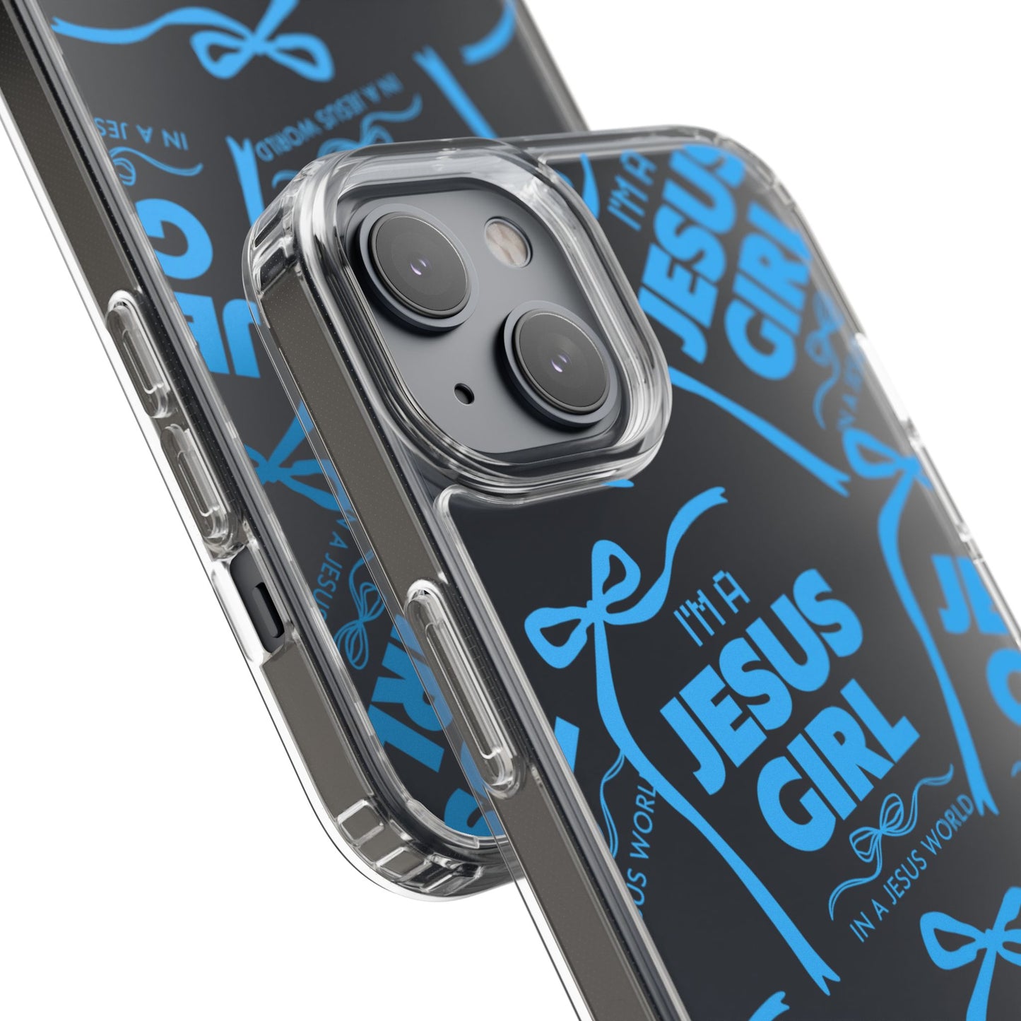 I'm a Jesus Girl Blue Case -Clear