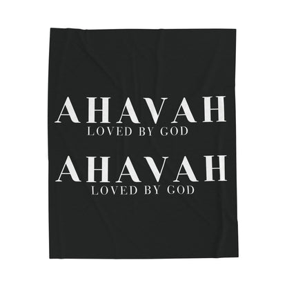 Ahavah Signature Blanket – Black