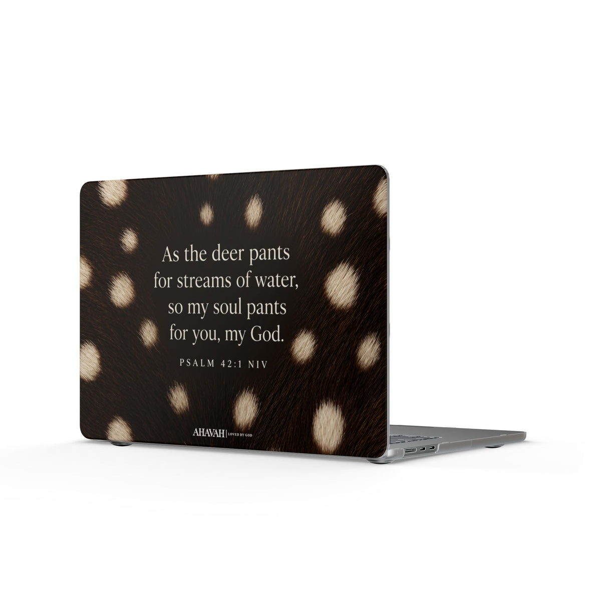 Psalm 42:1 Midnight Fawn MacBook Case | As the Deer Pants