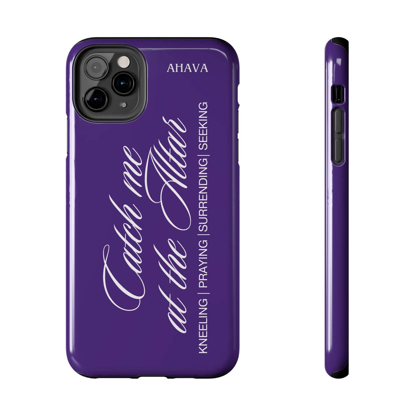 "Catch Me at the Altar" Purple Phone Case