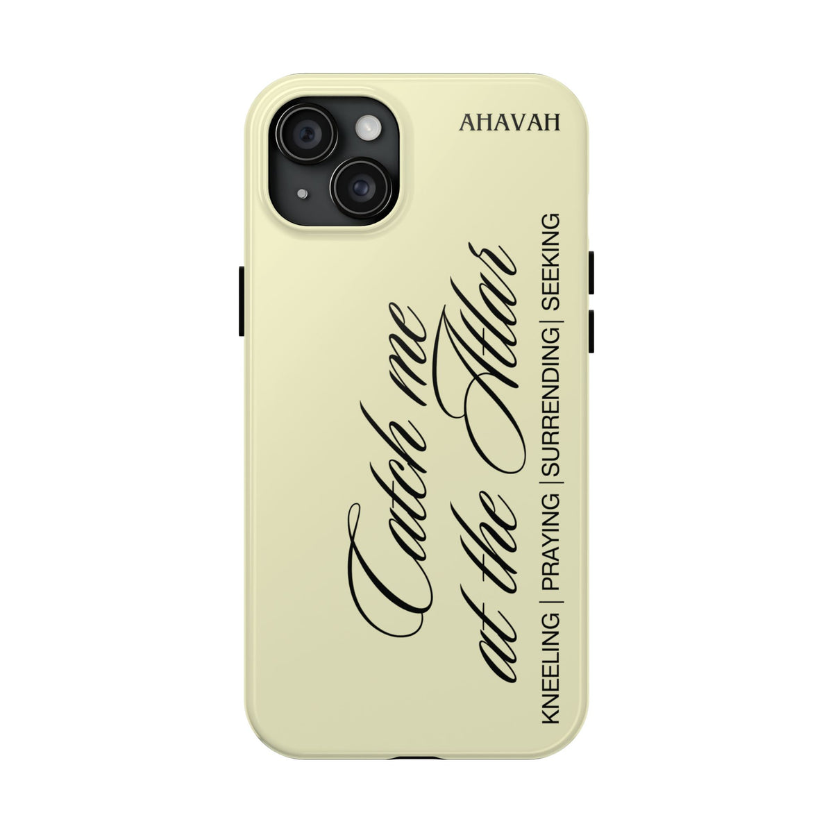 Catch Me at the Altar Phone Case - Lemon Cream