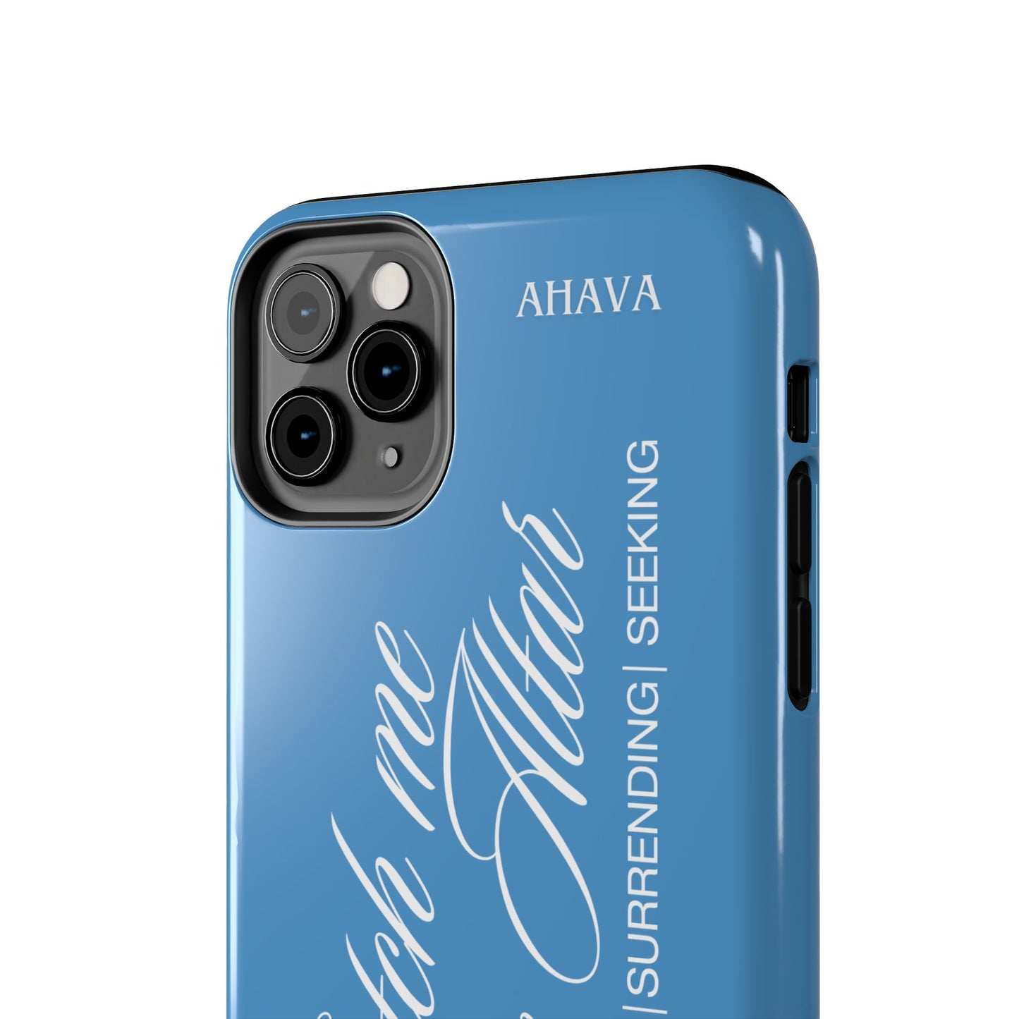 "Catch Me at the Altar" Light Blue Phone Case