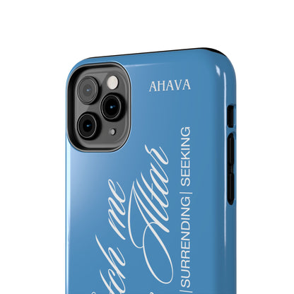 "Catch Me at the Altar" Light Blue Phone Case