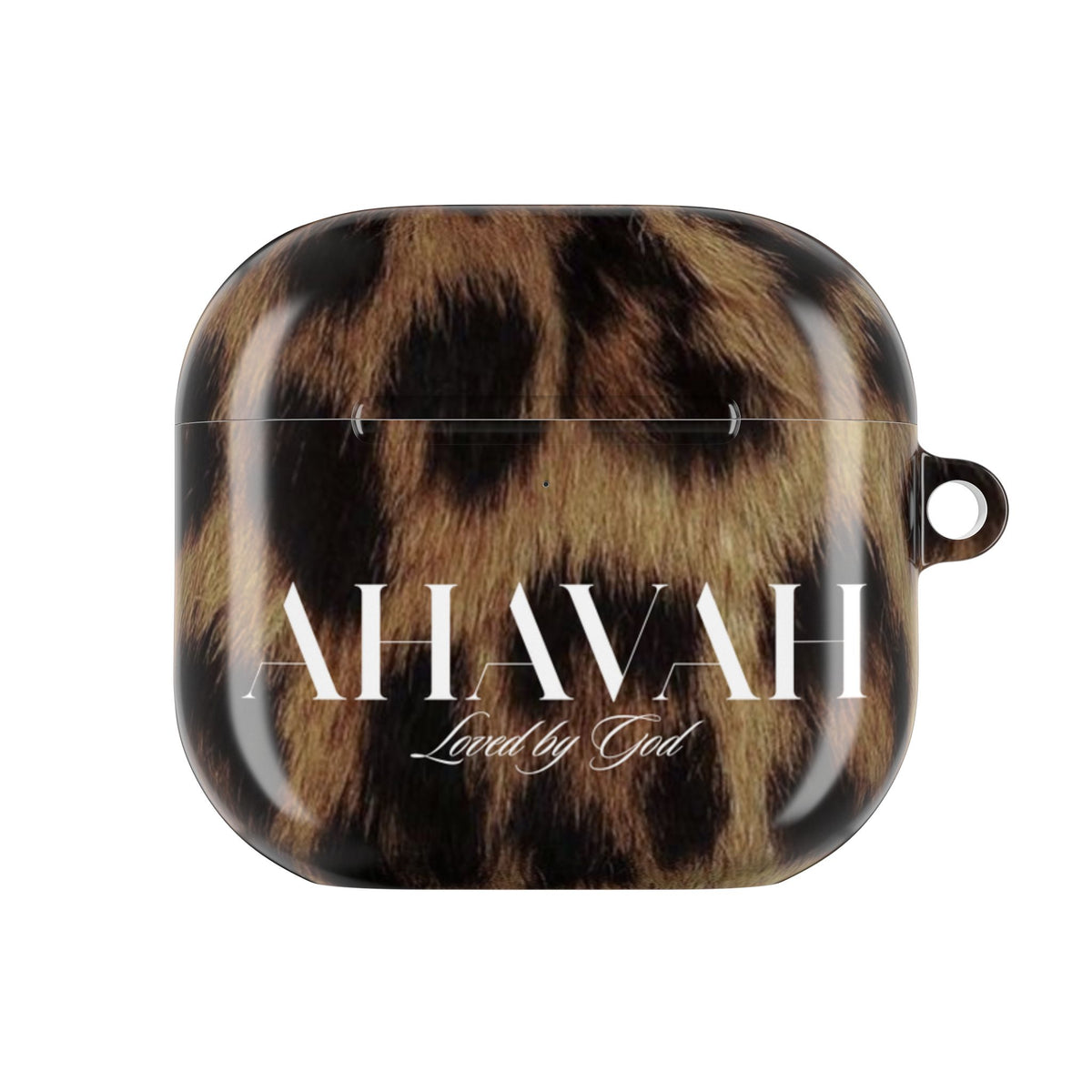 Copy of Personalized : Ahava Leopard Airpod Case
