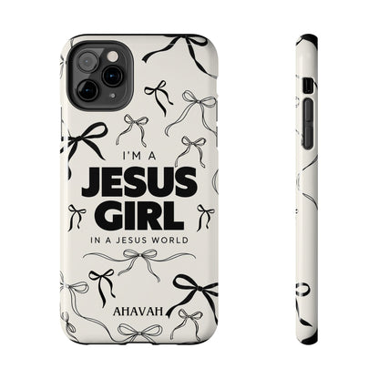 I'm a Jesus Girl White Phone Case