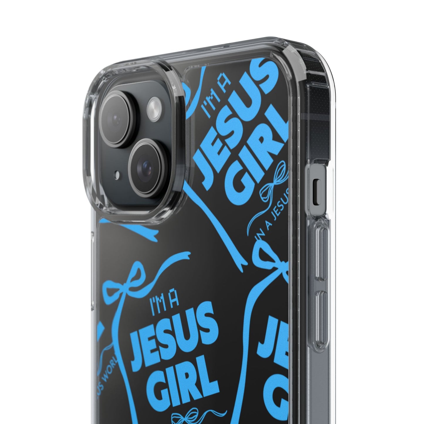 I'm a Jesus Girl Blue Case -Clear