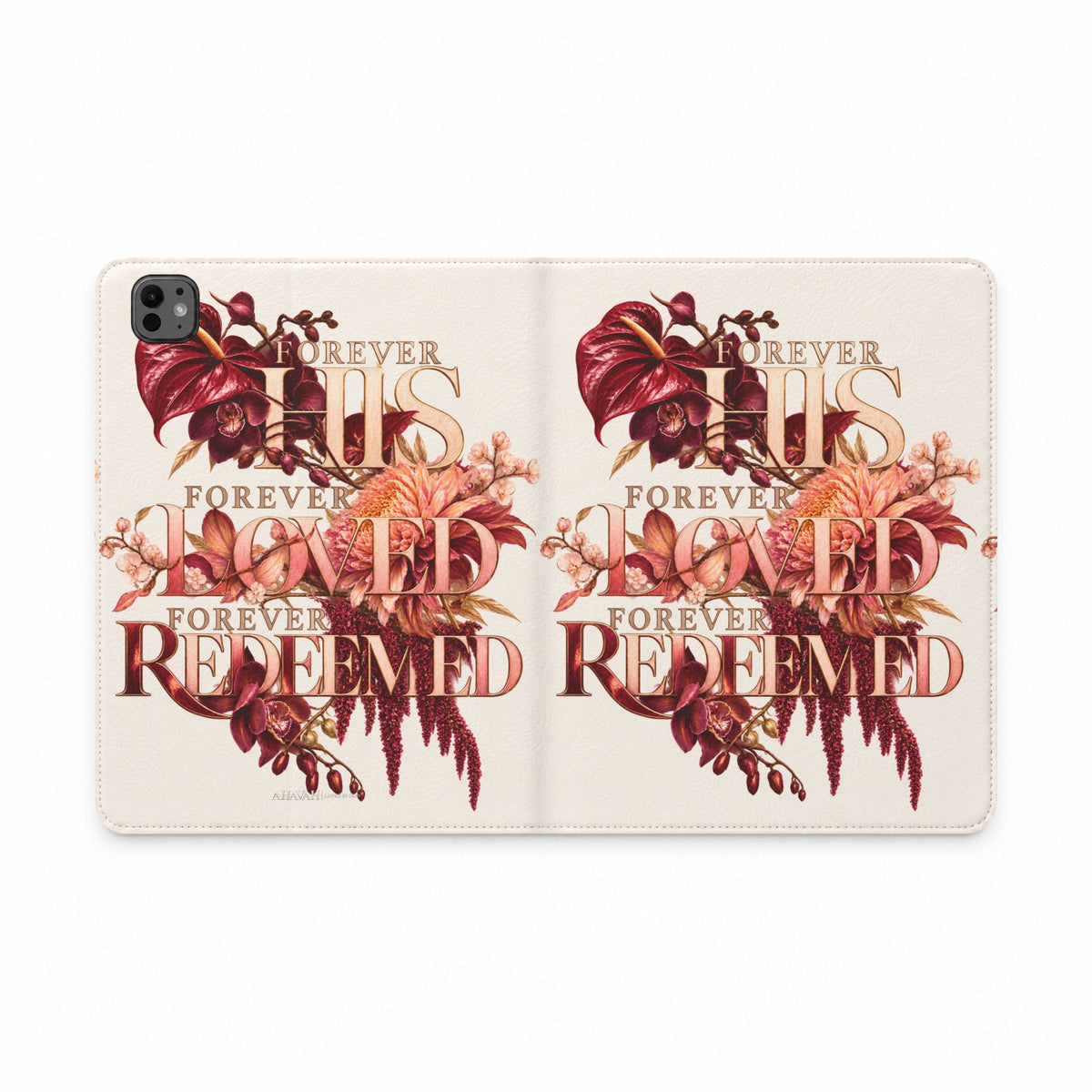 Forever His — Covenant Bloom Tablet Folio Case