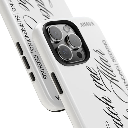 "Catch Me at the Altar" White Phone Case