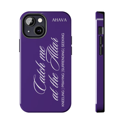 "Catch Me at the Altar" Purple Phone Case