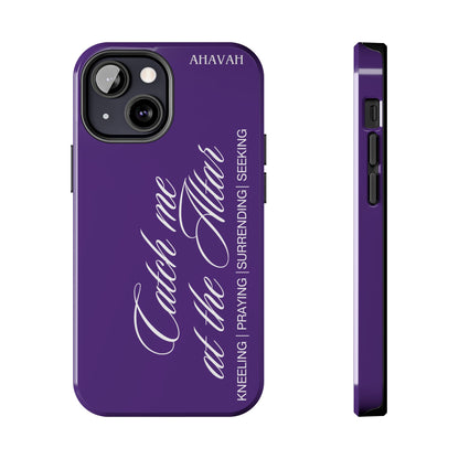Catch Me at the Altar Phone Case | Royal Violet