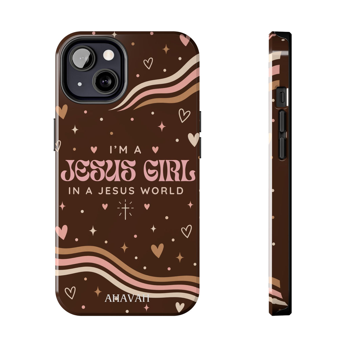 I'm a Jesus Girl Phone Case (Mocha / Brown)