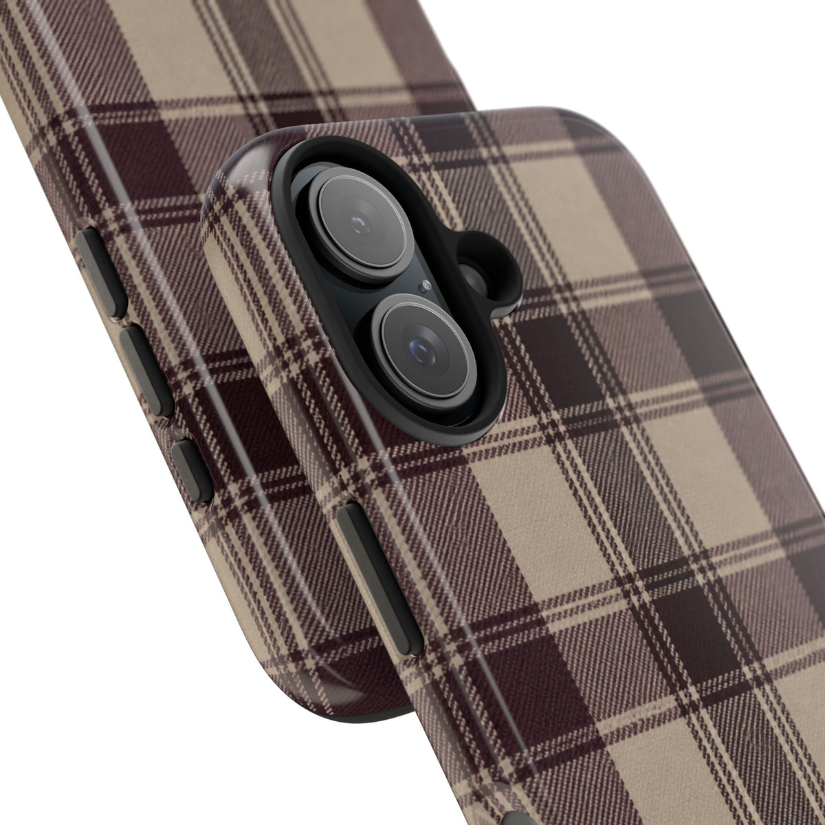 Abba’s Embrace | Warm Teddy Plaid Phone Case