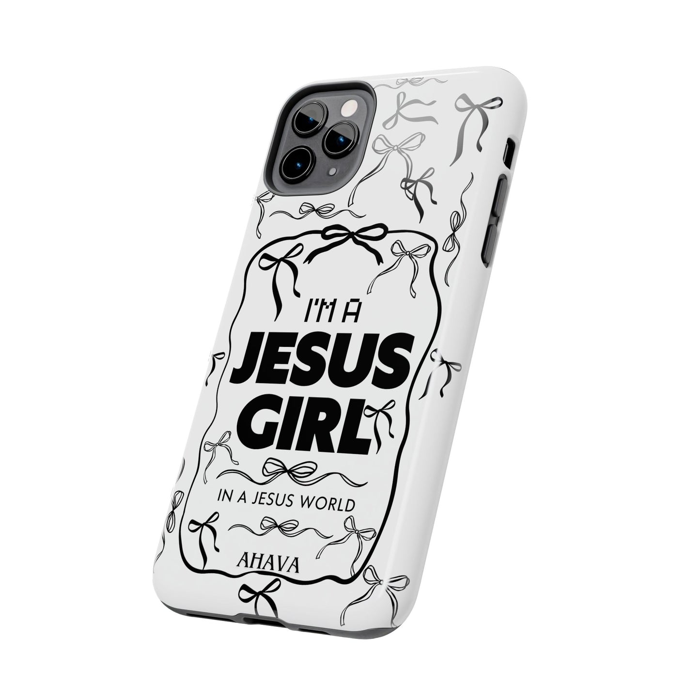 I'm a Jesus Girl  Case - black