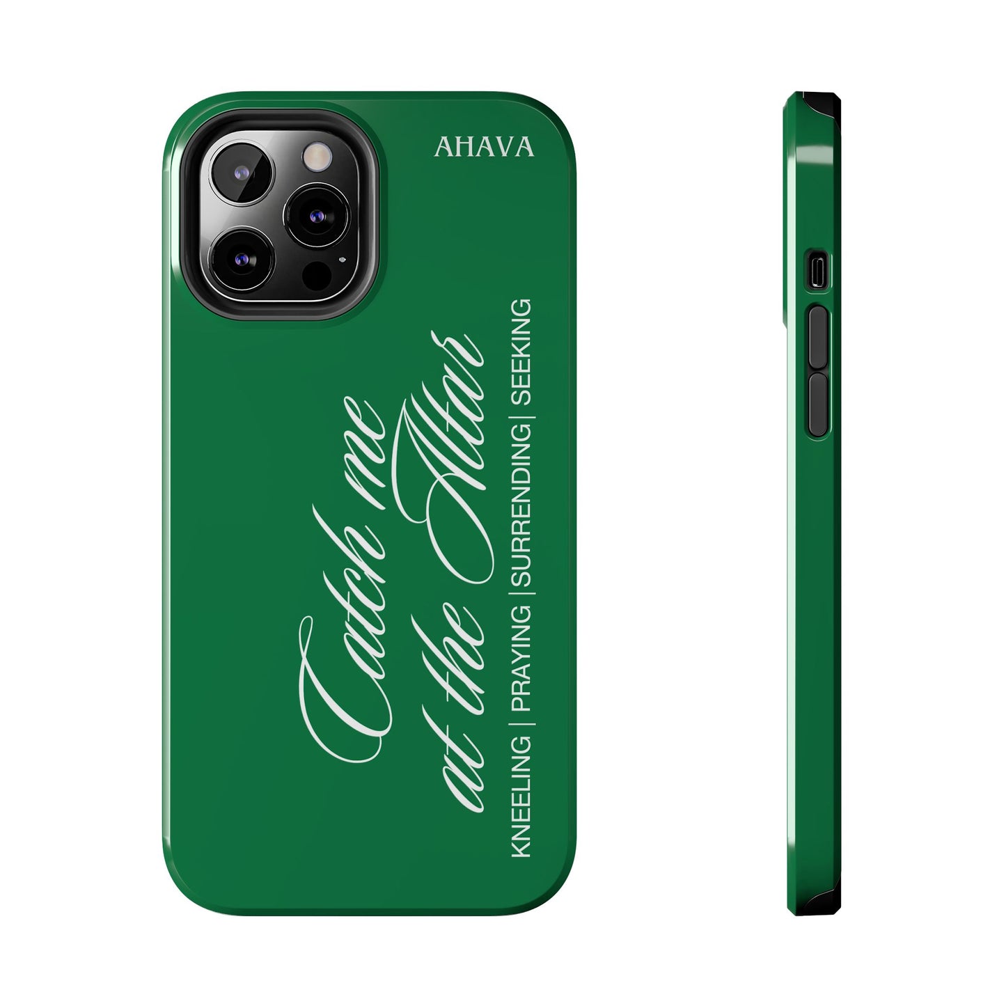 "Catch Me at the Altar" Green Phone Case