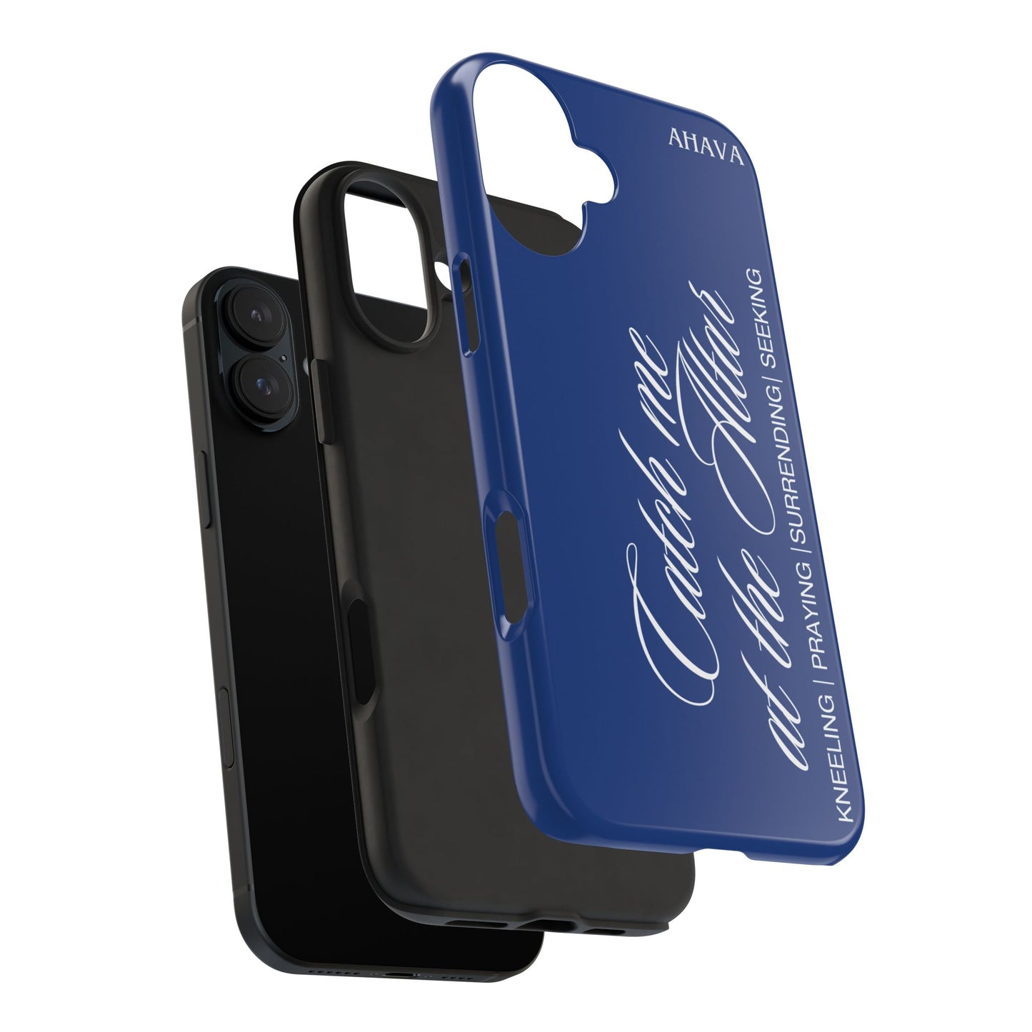 "Catch Me at the Altar" Blue Phone Case