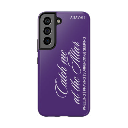 Catch Me at the Altar Phone Case | Royal Violet