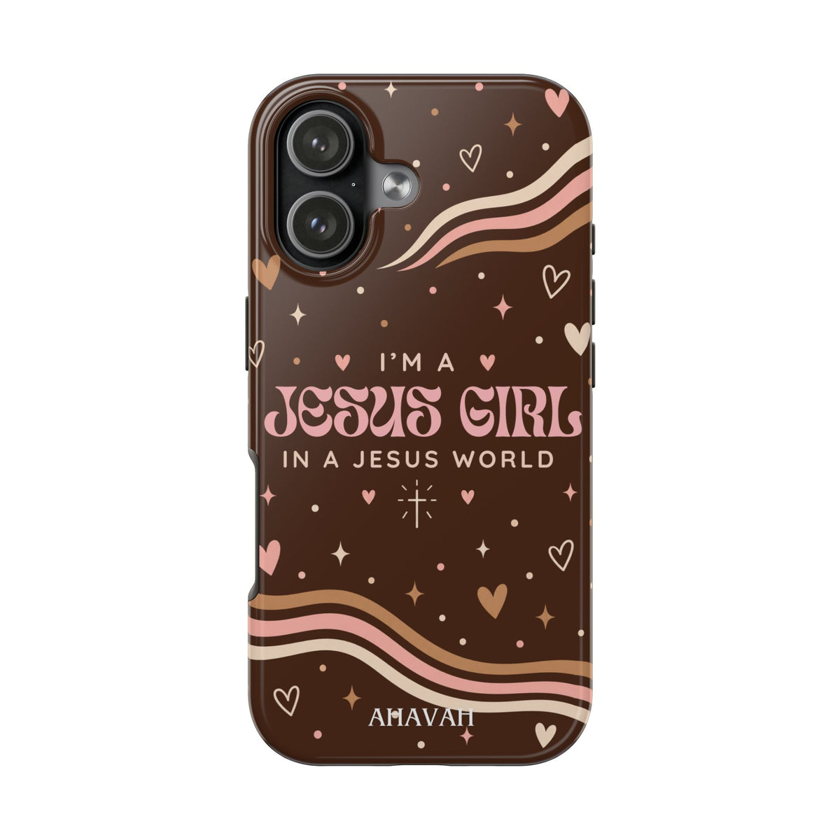 I'm a Jesus Girl Phone Case (Mocha / Brown)