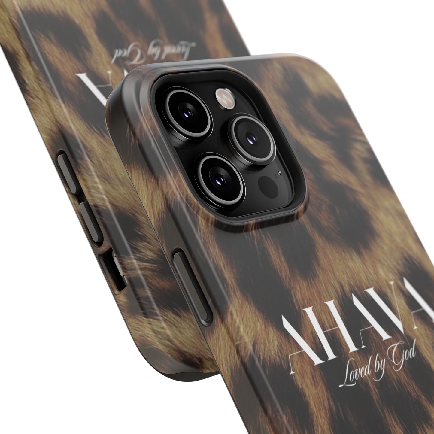 Leopard Print Ahava Phone Case
