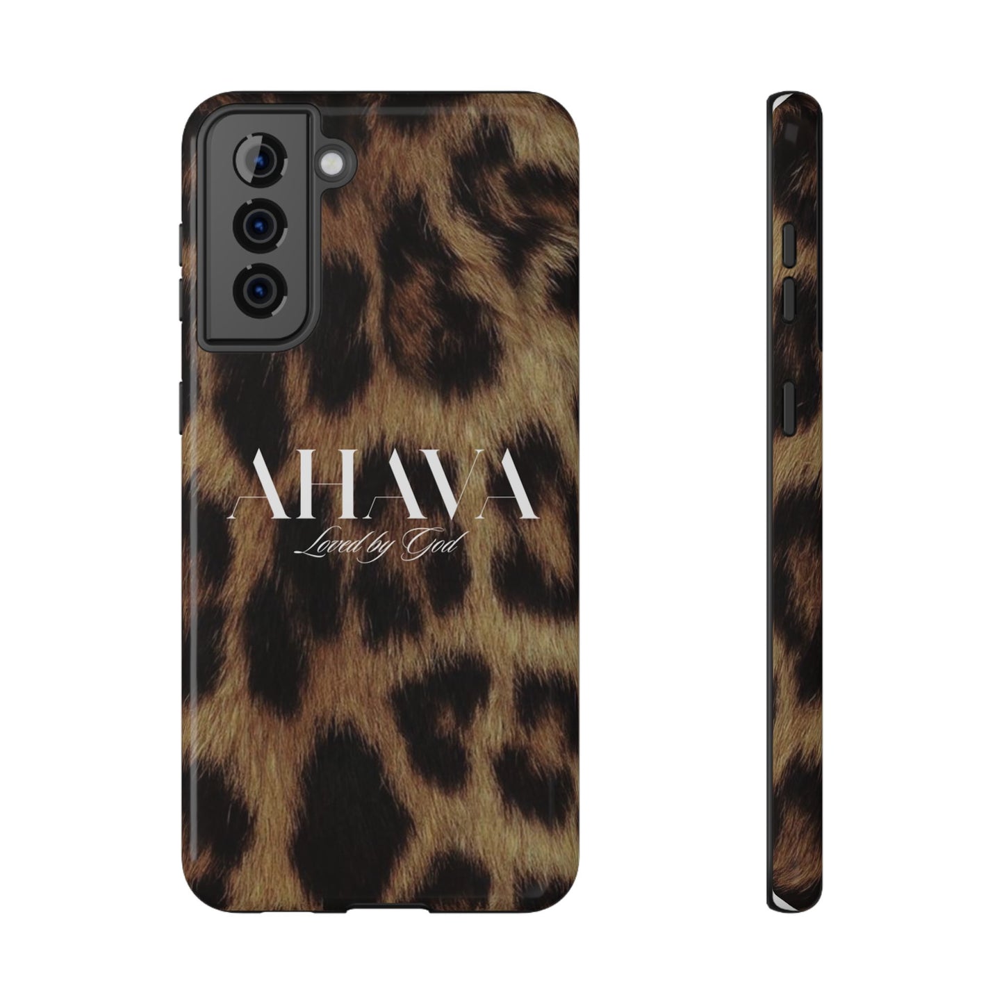 Leopard Print Ahava Phone Case