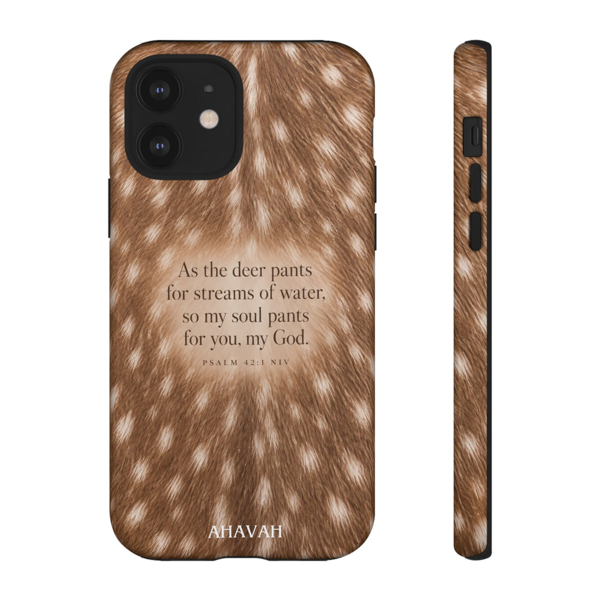 Psalm 42:1 Fawn Print Phone Case