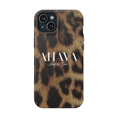 Leopard Print Ahava Phone Case