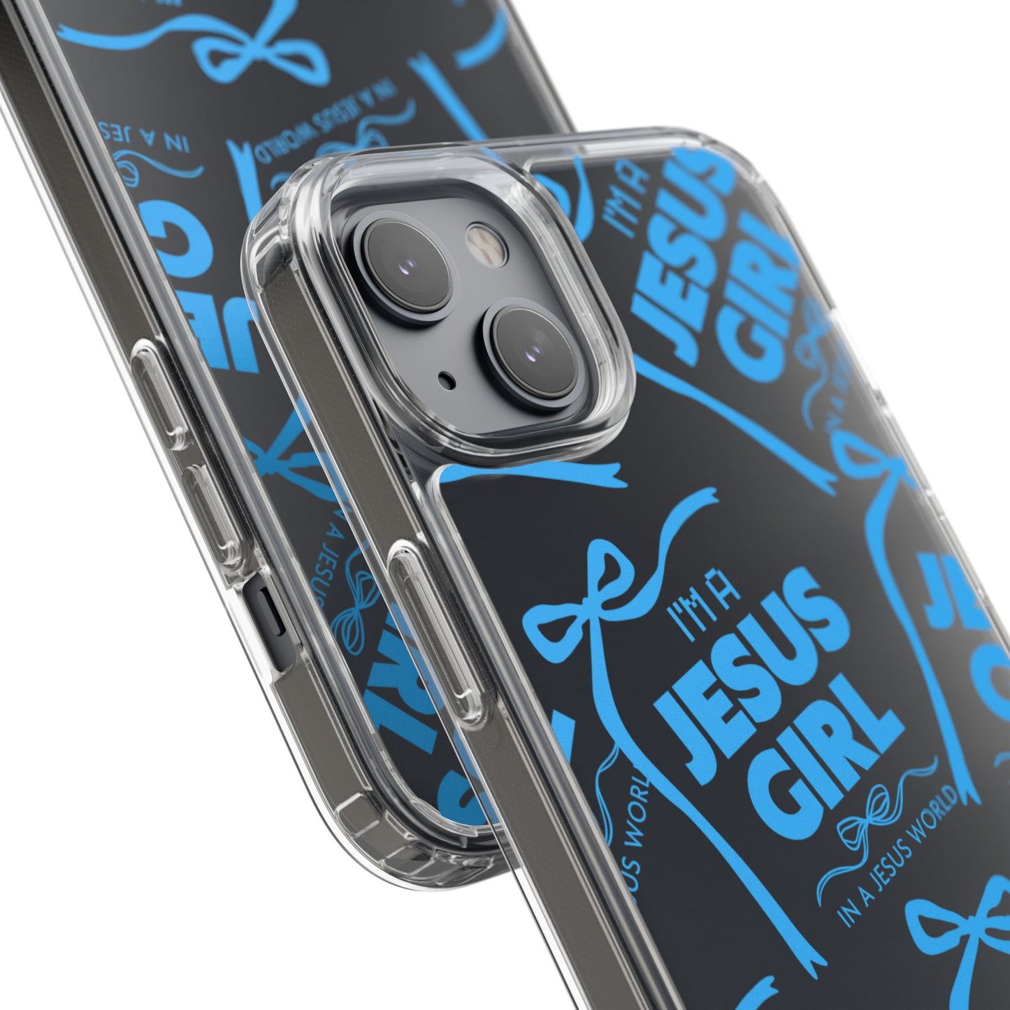 I'm a Jesus Girl Blue Case -Clear
