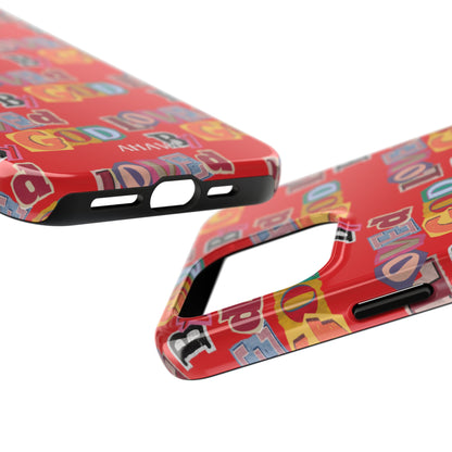 "Loved by God" Red Phone Case