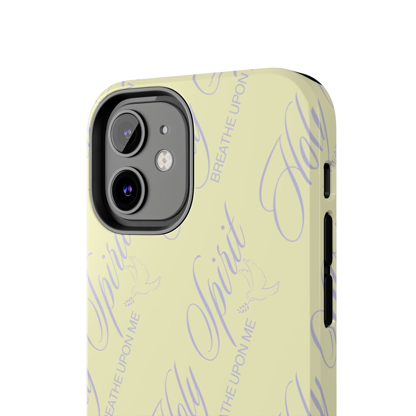 "Holy Spirit, Breathe Upon me" Buttercream Phone Case