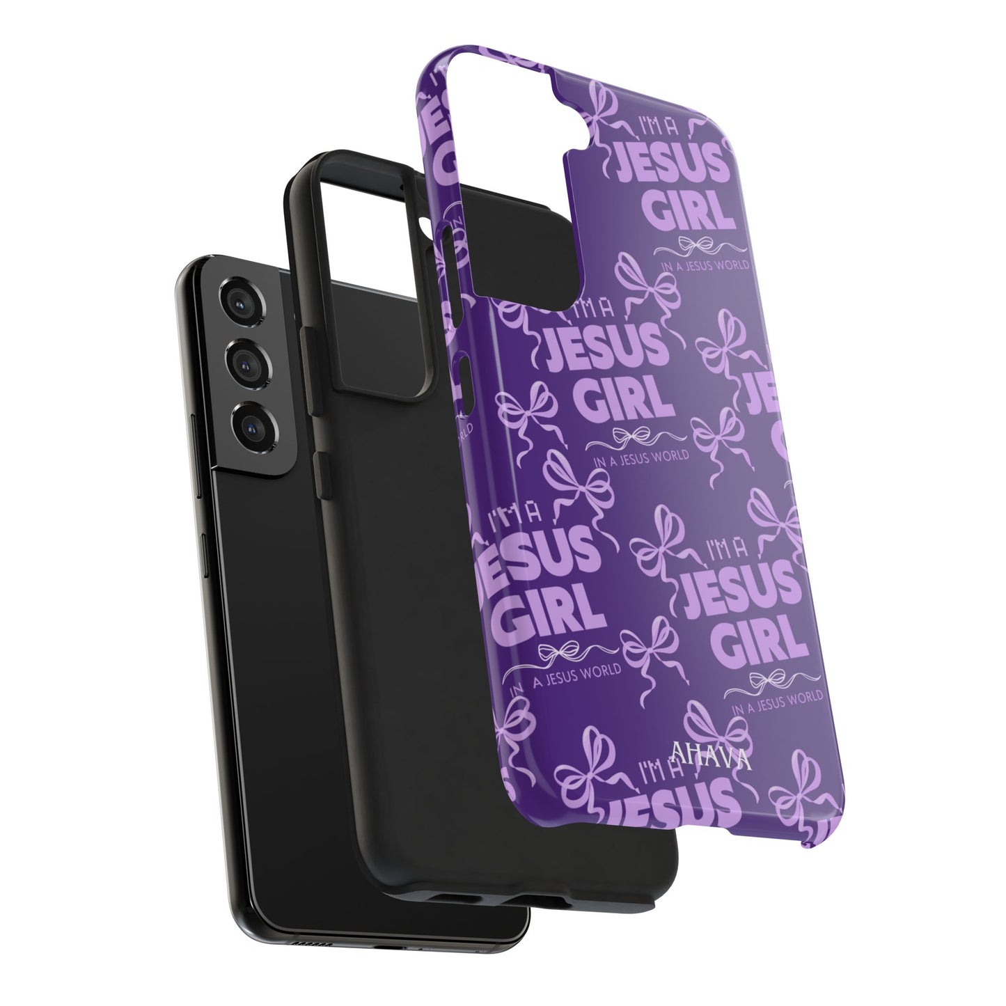 I'm a Jesus Girl Phone Case - Purple