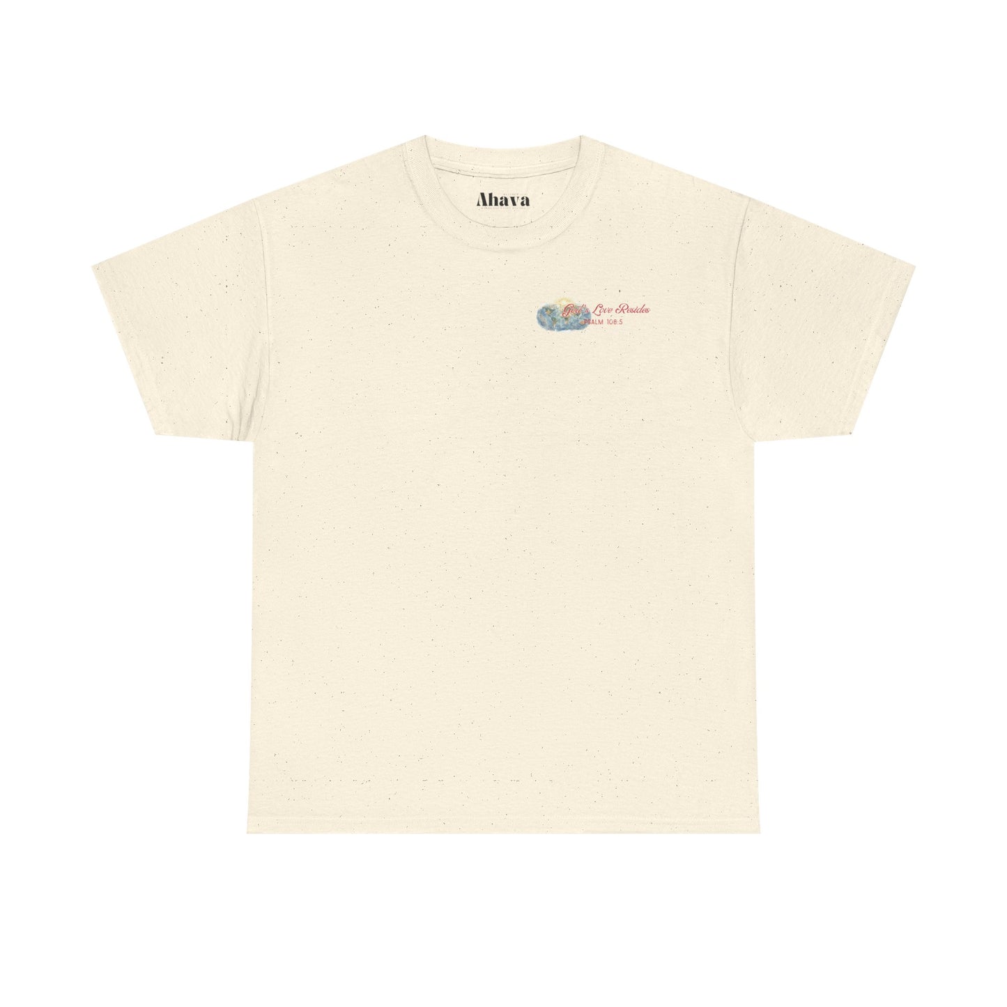 Where God’s Love Resides Tee | Red (Psalm 108:5)