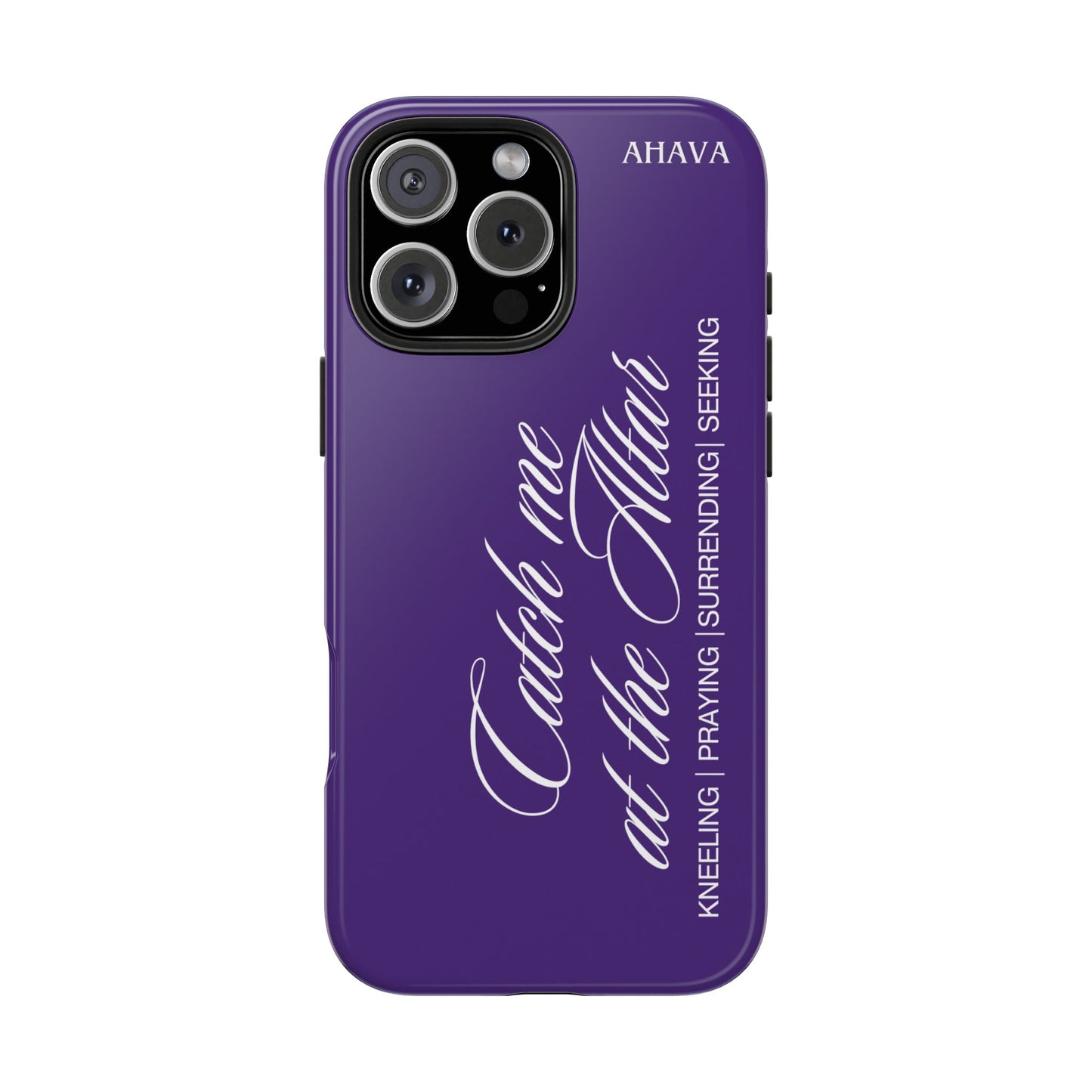 "Catch Me at the Altar" Purple Phone Case