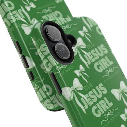 I'm a Jesus Girl Case - Green