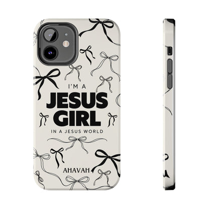 I'm a Jesus Girl White Phone Case
