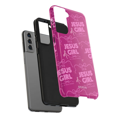 I'm a Jesus Girl Phone Case - Pink