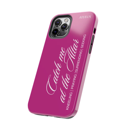 "Catch Me at the Altar" Pink Phone Case