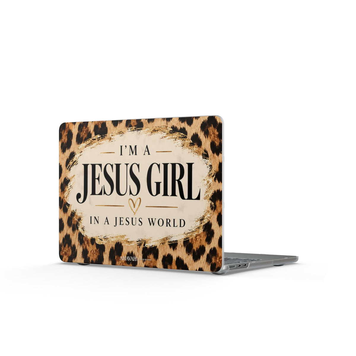 I'm a Jesus Girl Leopard MacBook Case
