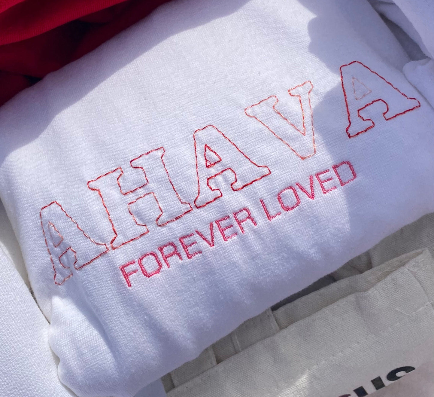 Ahava:  Forever Loved (Multipink) | Embroidery