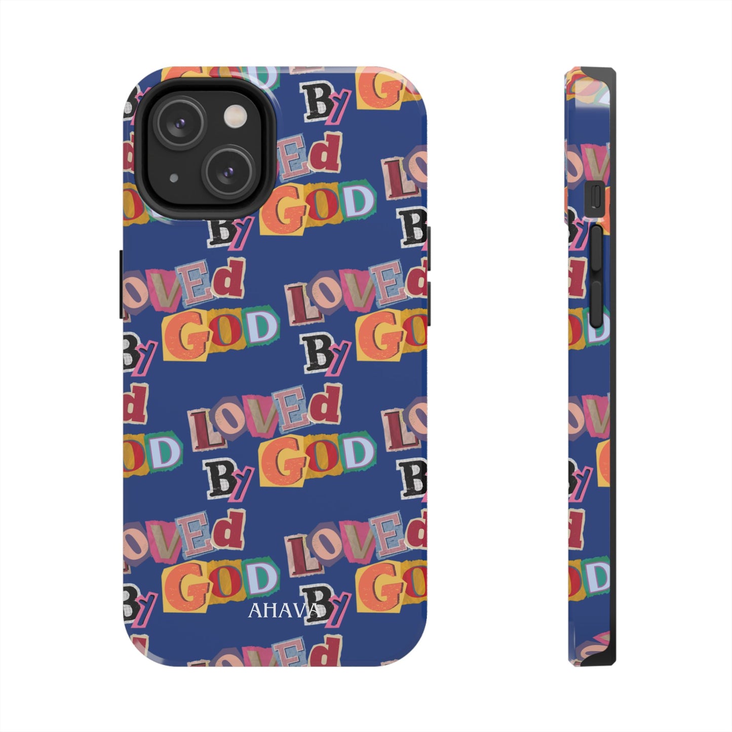 "Loved by God" Blue Phone Case