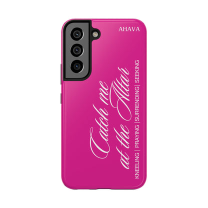 "Catch Me at the Altar" Hot Pink Phone Case