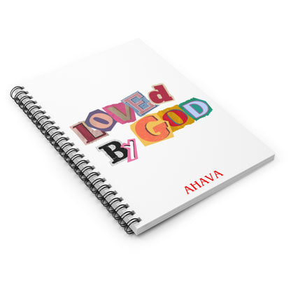 "Loved by God" White notebook