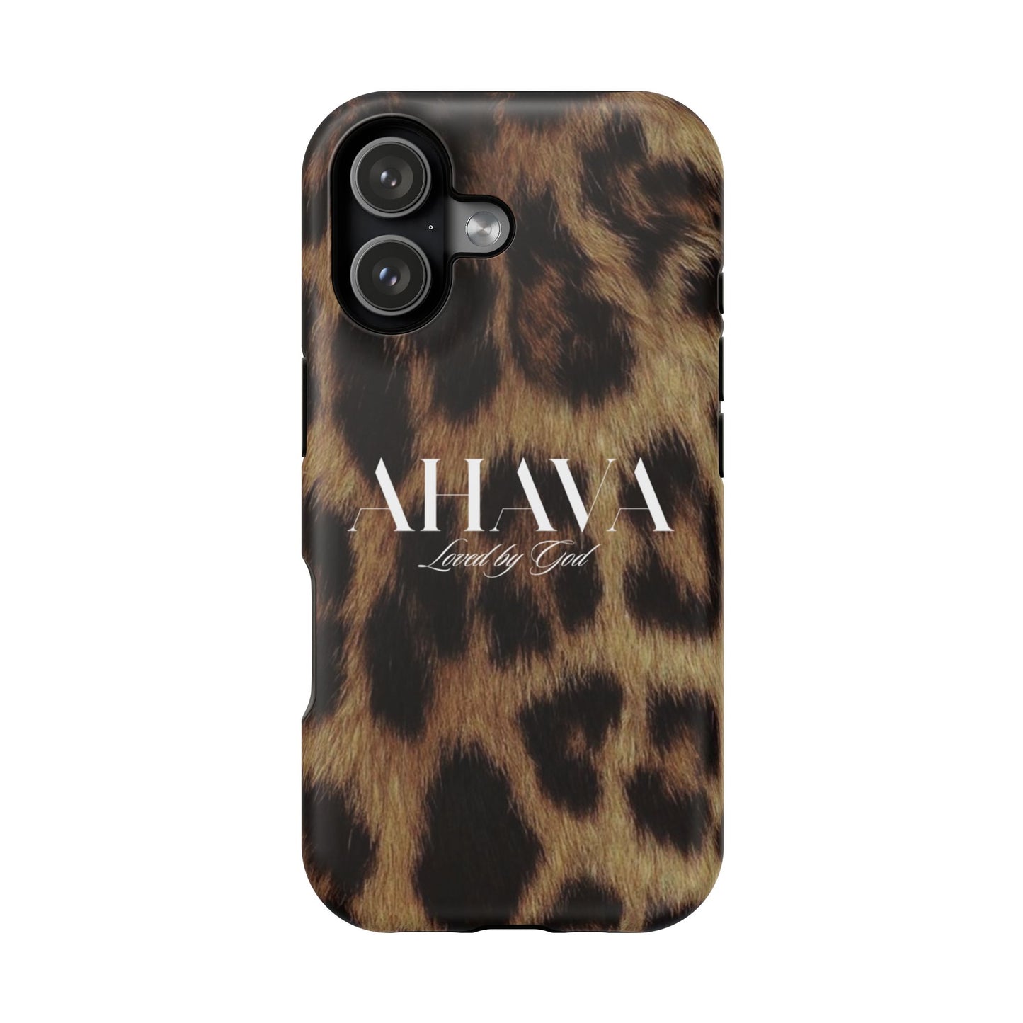 Leopard Print Ahava Phone Case
