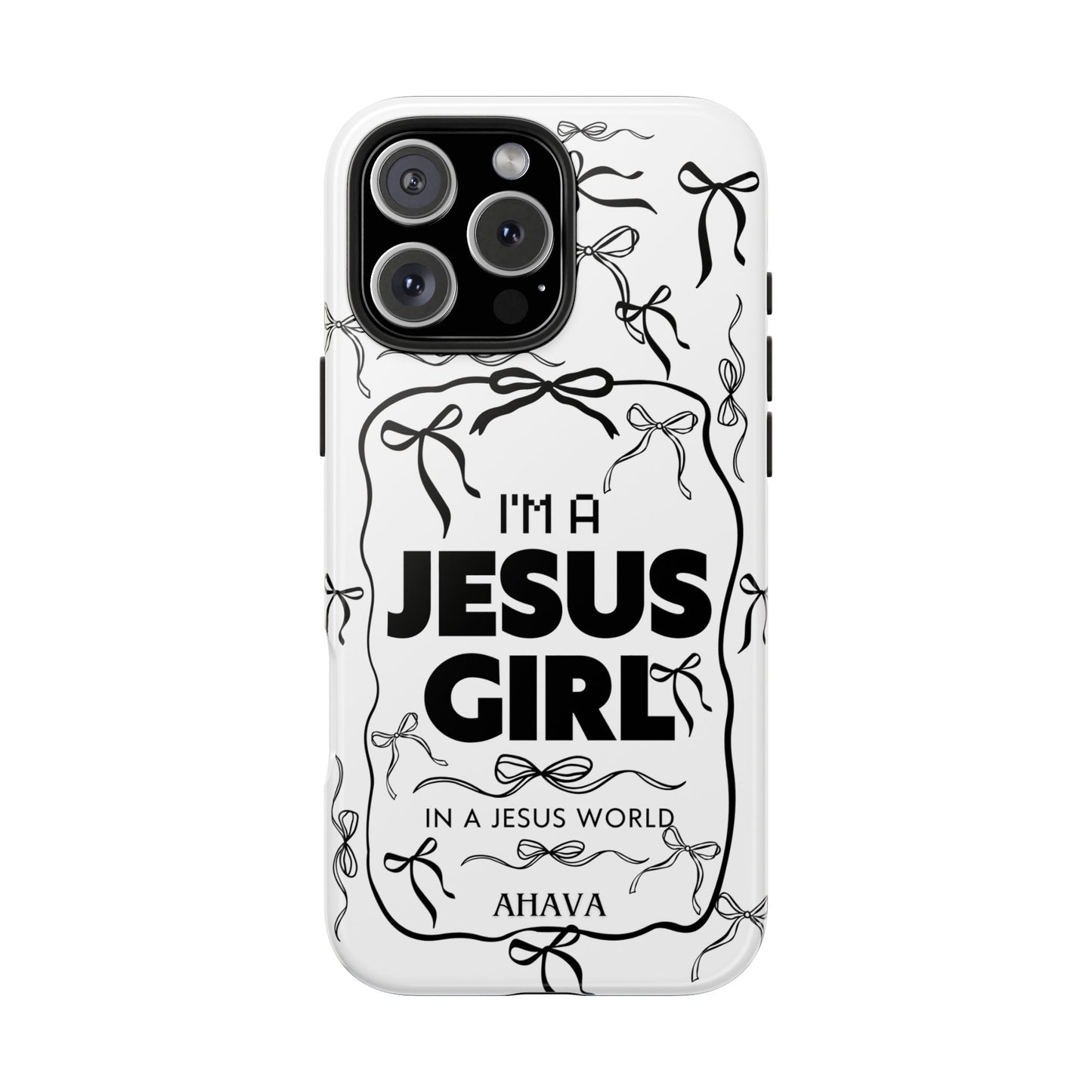 I'm a Jesus Girl  Case - black