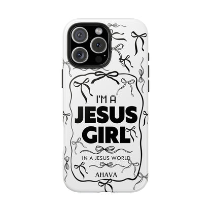 I'm a Jesus Girl  Case - black