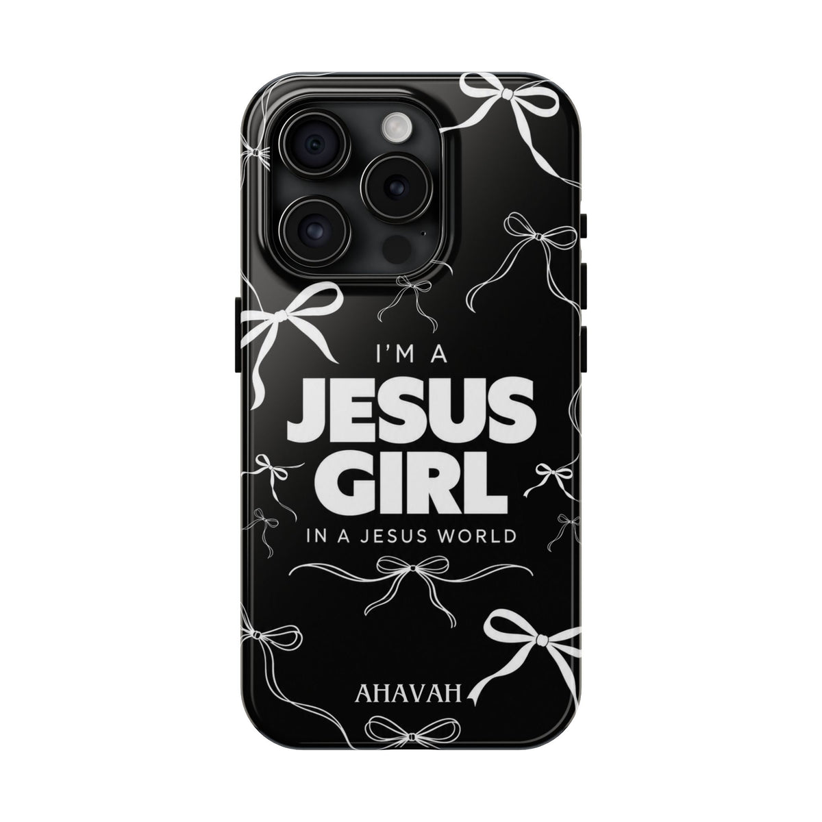 I'm a Jesus Girl Case - Midnight Black