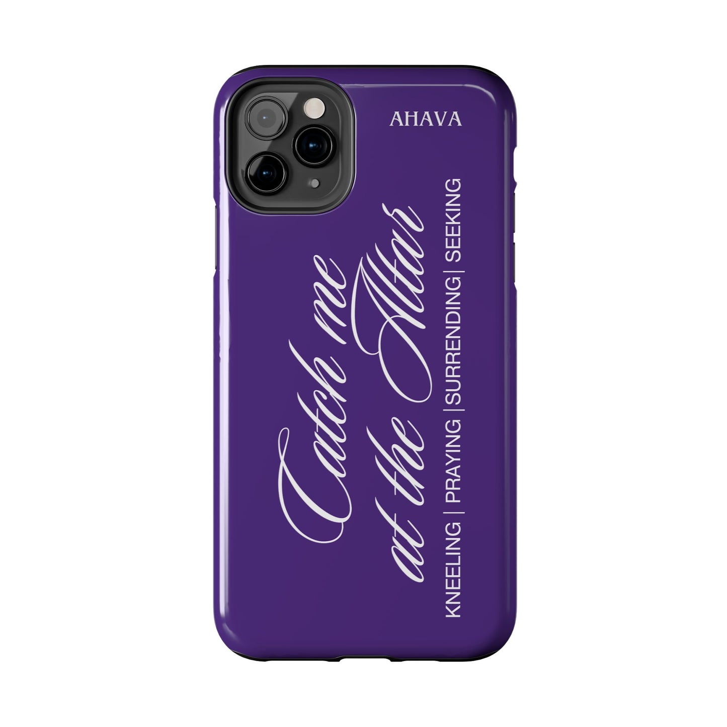 "Catch Me at the Altar" Purple Phone Case