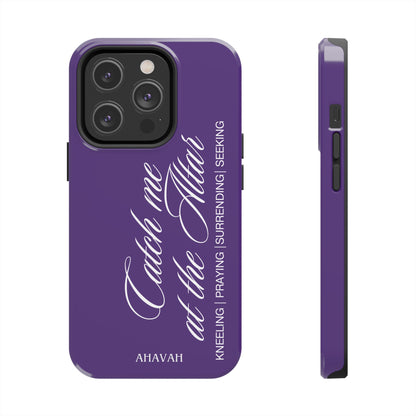 Catch Me at the Altar Phone Case | Royal Violet