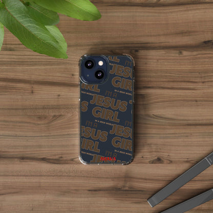 I'm a Jesus Girl Brown Case -Clear
