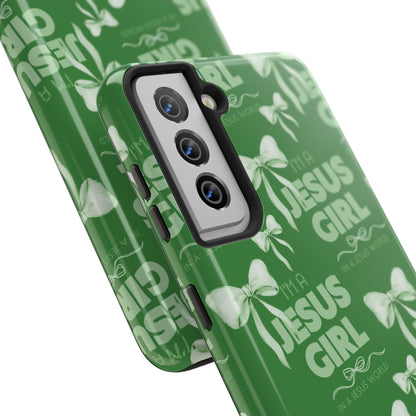 I'm a Jesus Girl Case - Green