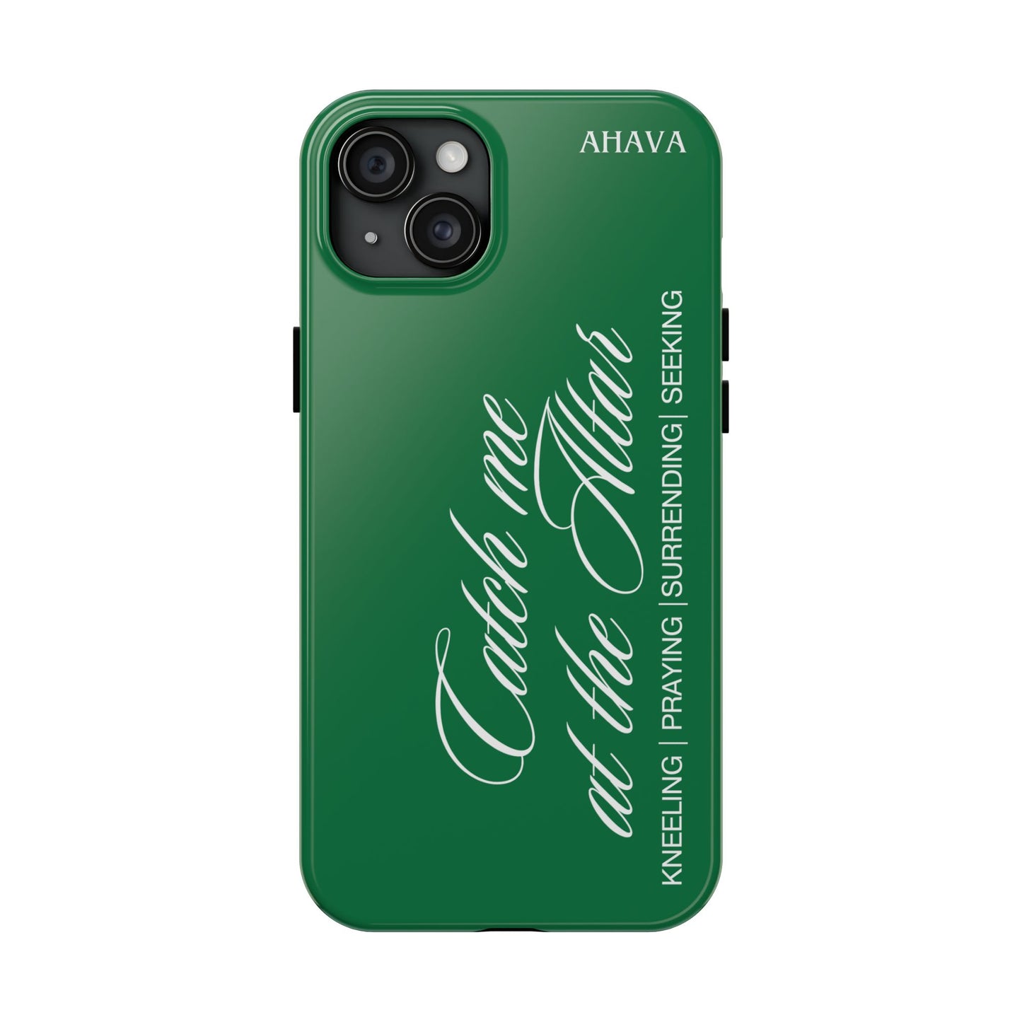 "Catch Me at the Altar" Green Phone Case